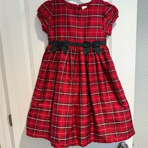 Gymboree Red and Black Casual A-Line Dress